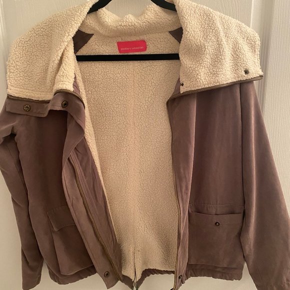 Suede/Fuzzy Pookie & Sebastian Jacket - Picture 3 of 3